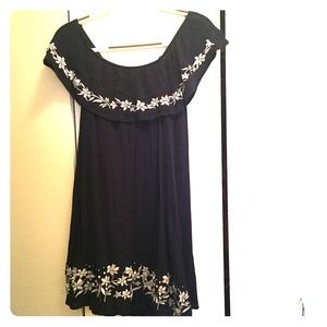 Blue floral Boutique Dress